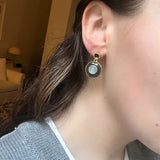 Dark Blue Fouquet Earrings